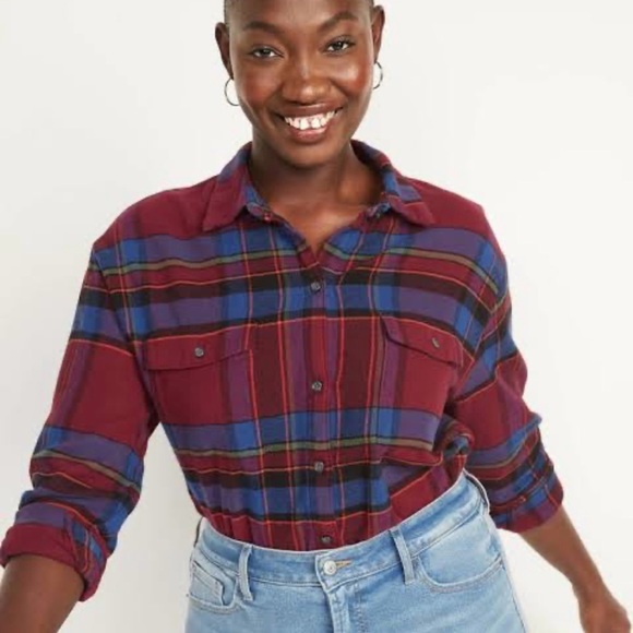 Old Navy flannel shirt - Picture 1 of 6